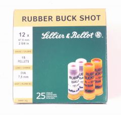 SELLIER&BELLOT Rubber Shots 12/67,5  15 Shots 7,5mm