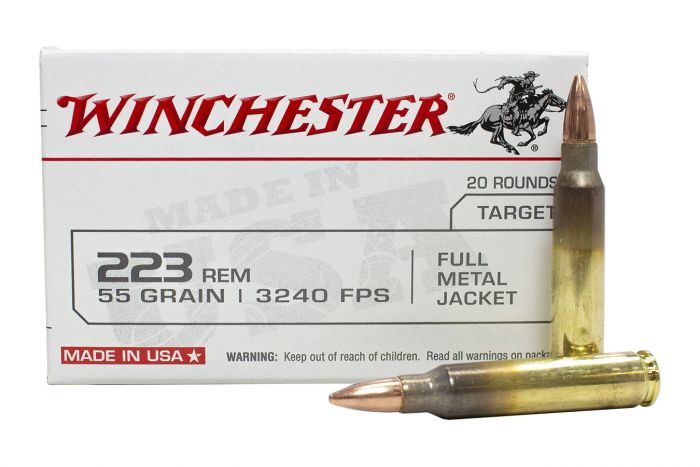 Winchester  .223 Remington FMJ  3,56g / 55grain